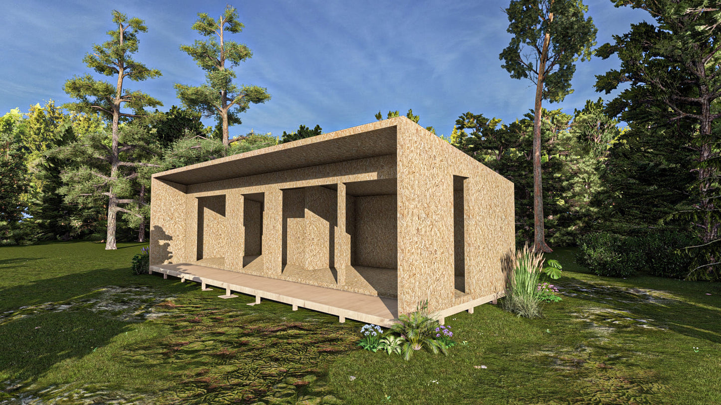 Techo Inclinado 43 m2