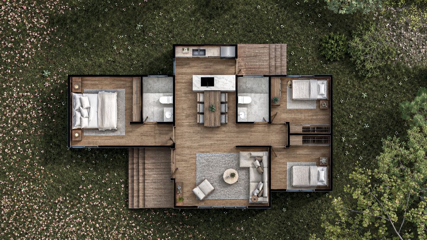 Cuatro Aguas 75 m2