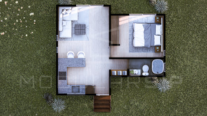 Techo Inclinado 38 m2