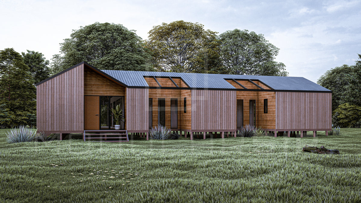 Aquí está la Casa Nórdica 140 m2 ideal para ti | ModularSIP – Modular SIP